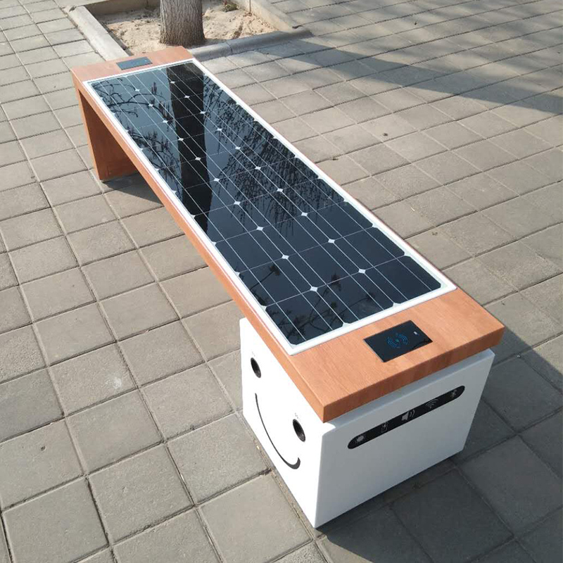 Le panchine Solar Smart Park sono apparse nel parco della metropolitana di Pechino
