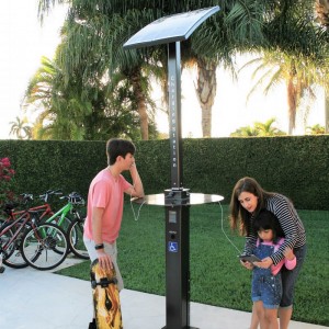 Solar Energy Outdoor Park Smart USB ricarica centrale elettrica per telefoni cellulari